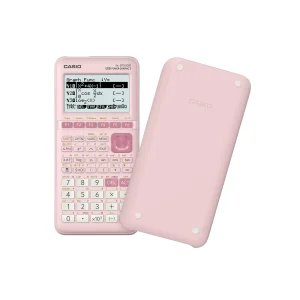 Casio FX-9750GIII-PK Graphing Calculator, Natural Textbook Display, Pink