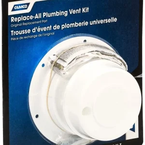 Camco Replace-All Plumbing RV Vent Kit - Polar White (40033)
