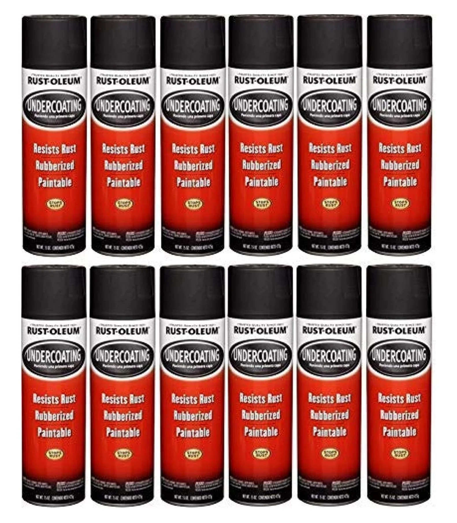 Rust-Oleum Rubberized Undercoating (15 oz. 12-Pack)